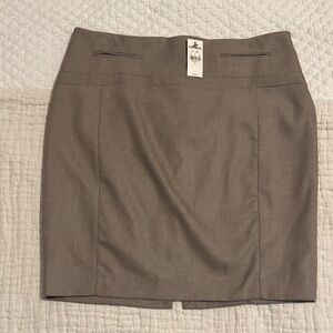 Express Taupe Pencil Skirt